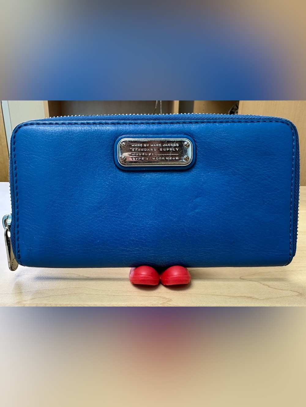 Marc by Marc Jacobs Blue Zip Around Wallet 💙